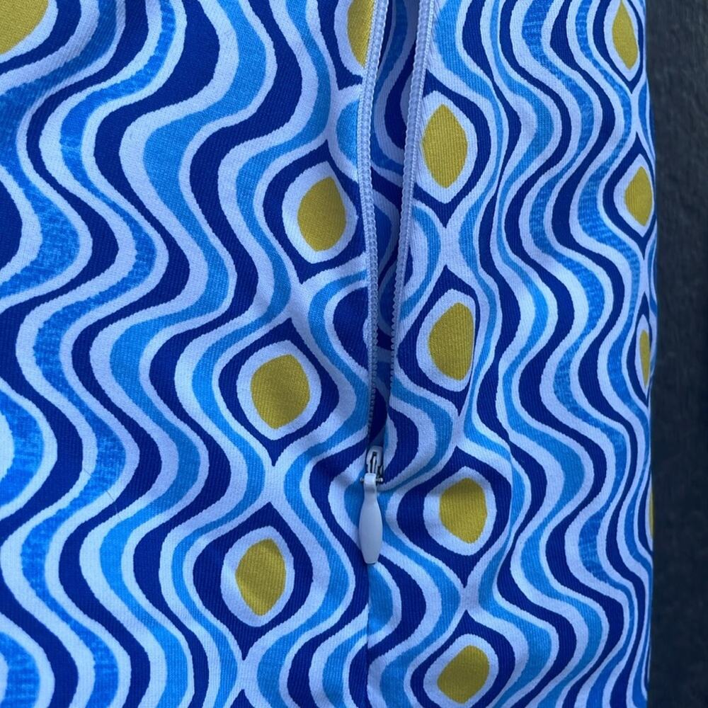 J. McLaughlin Briana Skort XS Blue Yellow - Picture 6 of 7